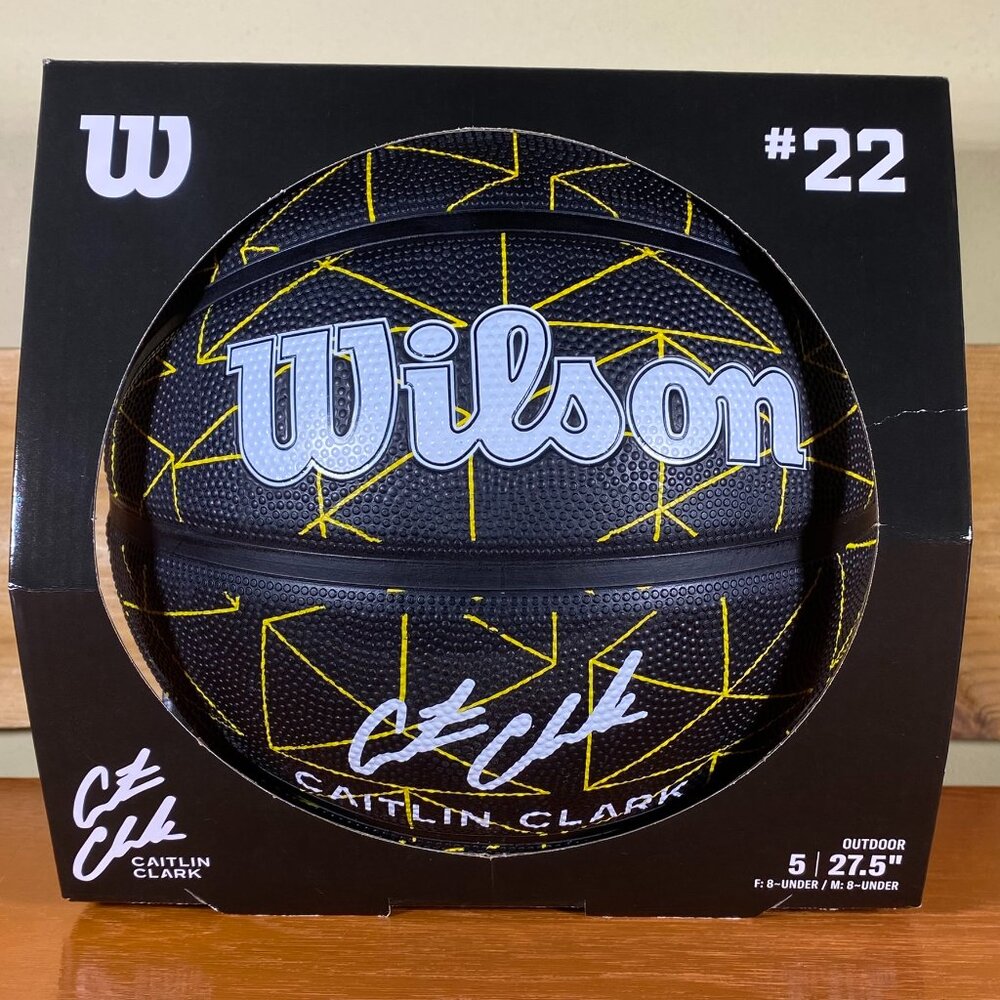 Caitlin Clark Wilson WNBA Repetition Basketball Size 5 IN HAND Free Ship 🆕🏀🔥